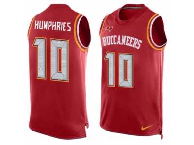 Men's Nike Tampa Bay Buccaneers #10 Adam Humphries Limited Red Player Name & Number Tank Top NFL Jersey