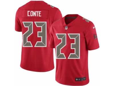 Men's Nike Tampa Bay Buccaneers #23 Chris Conte Limited Red Rush NFL Jersey