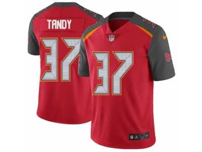 Men's Nike Tampa Bay Buccaneers #37 Keith Tandy Vapor Untouchable Limited Red Team Color NFL Jersey