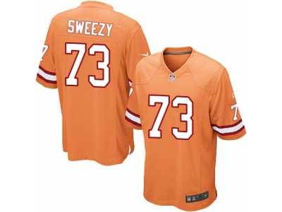 Men\'s Nike Tampa Bay Buccaneers #73 J. R. Sweezy Limited Orange Glaze Alternate NFL Jersey