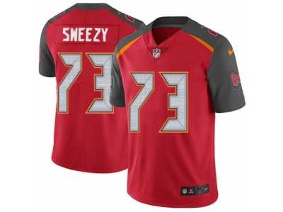 Men's Nike Tampa Bay Buccaneers #73 J. R. Sweezy Vapor Untouchable Limited Red Team Color NFL Jersey