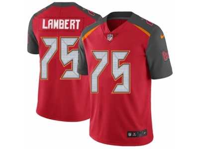 Men's Nike Tampa Bay Buccaneers #75 Davonte Lambert Vapor Untouchable Limited Red Team Color NFL Jersey