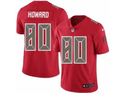 Men's Nike Tampa Bay Buccaneers #80 O. J. Howard Limited Red Rush NFL Jersey