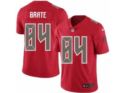 Men's Nike Tampa Bay Buccaneers #84 Cameron Brate Limited Red Rush NFL Jersey
