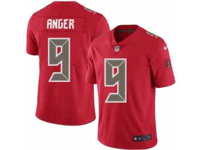 Men's Nike Tampa Bay Buccaneers #9 Bryan Anger Limited Red Rush NFL Jersey