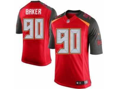 Men's Nike Tampa Bay Buccaneers #90 Chris Baker Limited Red Team Color NFL Jersey