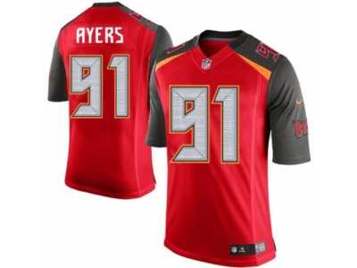 Men's Nike Tampa Bay Buccaneers #91 Robert Ayers Limited Red Team Color NFL Jersey