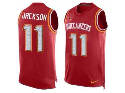 Nike Tampa Bay Buccaneers #11 DeSean Jackson Red Team Color Men\'s Stitched NFL Limited Tank Top Jersey