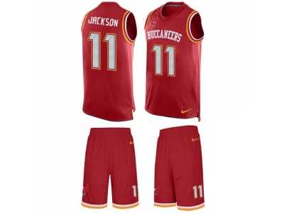 Nike Tampa Bay Buccaneers #11 DeSean Jackson Red Team Color Men's Stitched NFL Limited Tank Top Suit Jersey