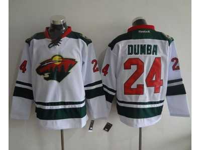 Minnesota Wild #24 Matt Dumba White Stitched NHL Jersey