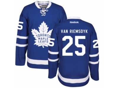 Youth Reebok Toronto Maple Leafs #25 James Van Riemsdyk Authentic Royal Blue Home NHL Jersey