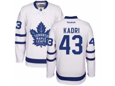 Youth Reebok Toronto Maple Leafs #43 Nazem Kadri Authentic White Away NHL Jerseys