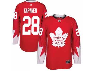 Youth Toronto Maple Leafs #28 Kasperi Kapanen Red Alternate Stitched NHL Jersey