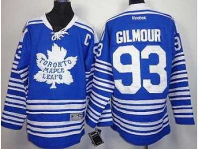Youth Toronto Maple Leafs #93 Doug Gilmour Blue Jerseys