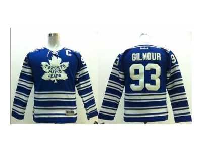 Youth nhl jerseys toronto maple leafs #93 gilmour blue[2014 winter classic patch C]