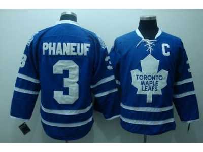youth nhl toronto maple leafs #3 phaneuf blue[c patch]