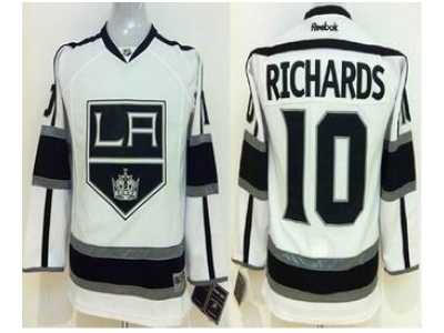 Youth nhl jerseys los angeles kings #10 richards white