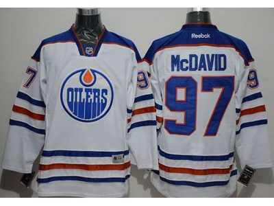 NHL Edmonton Oilers #97 Connor McDavid White Stitched jerseys