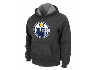 NHL Edmonton Oilers Big & Tall Logo Pullover Hoodie D.Grey