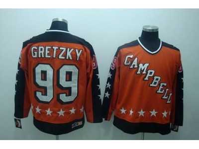 nhl campbell #99 gretzky orange[ccm] all star
