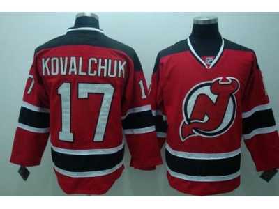 nhl devils #17 kovalchuk redbalck