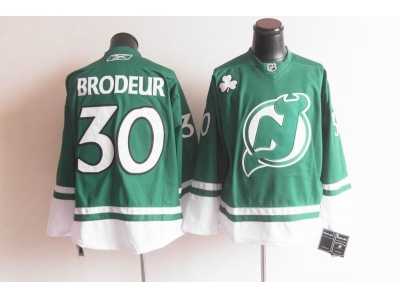nhl new jersey devils #30 brodeur green
