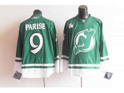 nhl new jersey devils #9 parise green