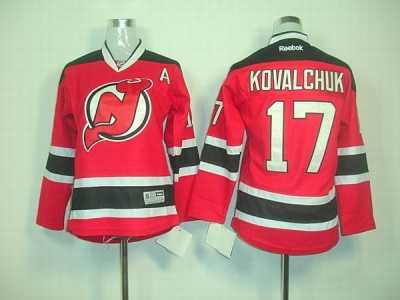 youth nhl jerseys new jersey devils #17 kovalchuk red