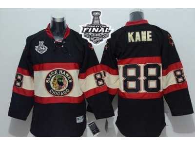NHL Youth Blackhawks #88 Patrick Kane Black New Third 2015 Stanley Cup Stitched Jerseys