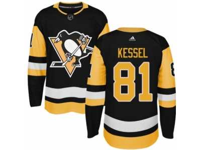 Youth Adidas Pittsburgh Penguins #81 Phil Kessel Authentic Black Home NHL Jersey