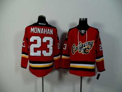 NHL Calgary Flames #23 Sean Monahan Red Stitched Jerseys(2015 new)