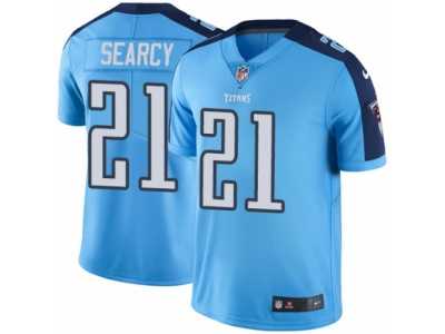 Men's Nike Tennessee Titans #21 Da'Norris Searcy Limited Light Blue Rush NFL Jersey