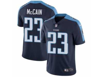 Men's Nike Tennessee Titans #23 Brice McCain Limited Navy Blue Alternate NFL Jersey