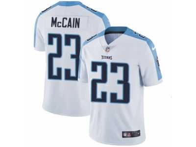 Men's Nike Tennessee Titans #23 Brice McCain Limited White NFL Jersey