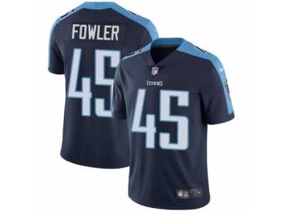 Men's Nike Tennessee Titans #45 Jalston Fowler Vapor Untouchable Limited Navy Blue Alternate NFL Jersey