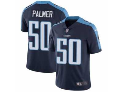 Men's Nike Tennessee Titans #50 Nate Palmer Vapor Untouchable Limited Navy Blue Alternate NFL Jersey
