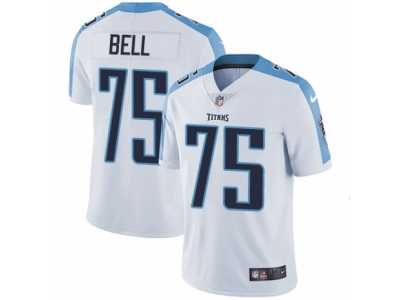 Men's Nike Tennessee Titans #75 Byron Bell Vapor Untouchable Limited White NFL Jersey