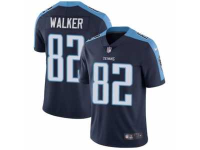 Men's Nike Tennessee Titans #82 Delanie Walker Vapor Untouchable Limited Navy Blue Alternate NFL Jersey