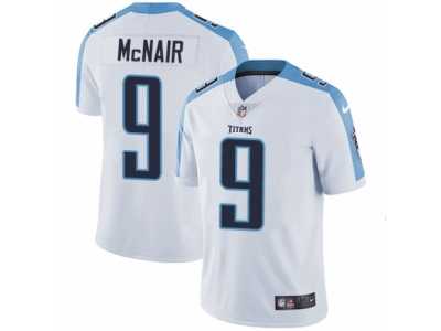 Men's Nike Tennessee Titans #9 Steve McNair Vapor Untouchable Limited White NFL Jersey