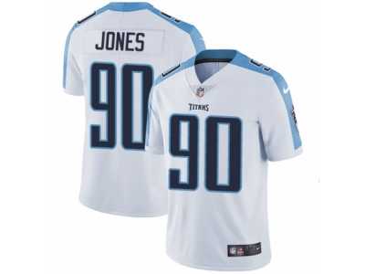 Men's Nike Tennessee Titans #90 DaQuan Jones Vapor Untouchable Limited White NFL Jersey