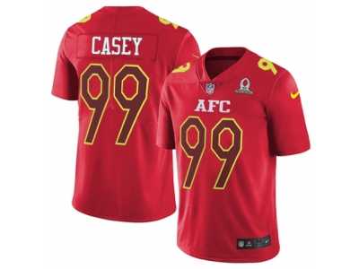 Men's Nike Tennessee Titans #99 Jurrell Casey Limited Red 2017 Pro Bowl NFL Jersey