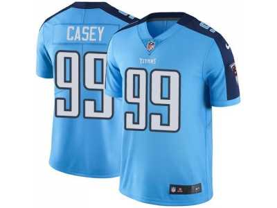 Nike Tennessee Titans #99 Jurrell Casey Light Blue Men's Stitched NFL Limited Rush Jersey