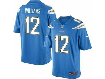 Men's Nike Los Angeles Chargers #12 Mike Williams Limited Electric Blue Alternate NFL Jersey
