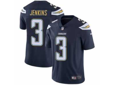 Men's Nike Los Angeles Chargers #3 Rayshawn Jenkins Navy Blue Team Color Vapor Untouchable Limited Player NFL Jersey
