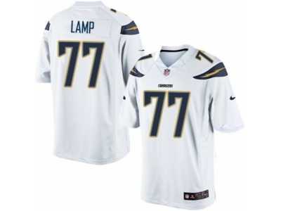 Men's Nike Los Angeles Chargers #77 Forrest Lamp Limited White NFL Jersey