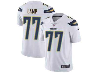 Men's Nike Los Angeles Chargers #77 Forrest Lamp Vapor Untouchable Limited White NFL Jersey