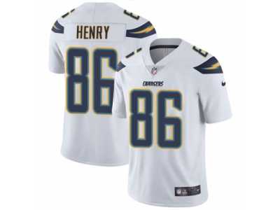 Men's Nike Los Angeles Chargers #86 Hunter Henry Vapor Untouchable Limited White NFL Jersey