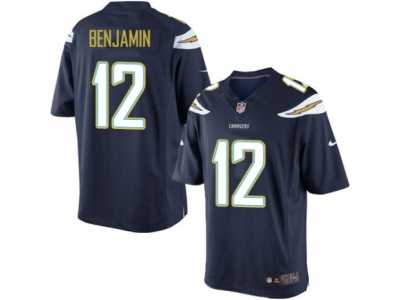 Men's Nike San Diego Chargers #12 Travis Benjamin Limited Navy Blue Team Color NFL Jersey