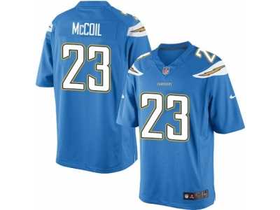 Men's Nike San Diego Chargers #23 Dexter McCoil Limited Electric Blue Alternate NFL Jersey