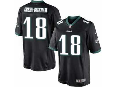 Men's Nike Philadelphia Eagles #18 Dorial Green-Beckham Limited Black Alternate NFL Jersey